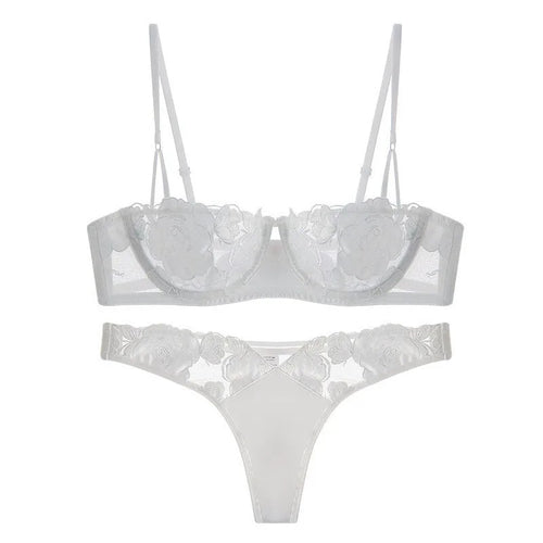 French Sexy Ultra thin Lingerie Set
