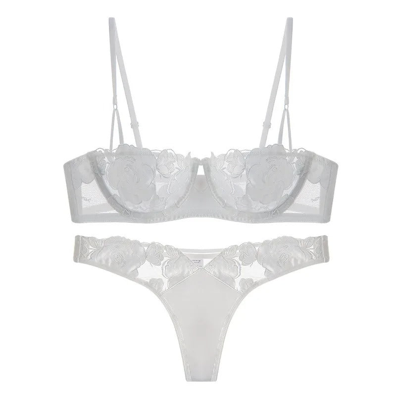 French Sexy Ultra thin Lingerie Set